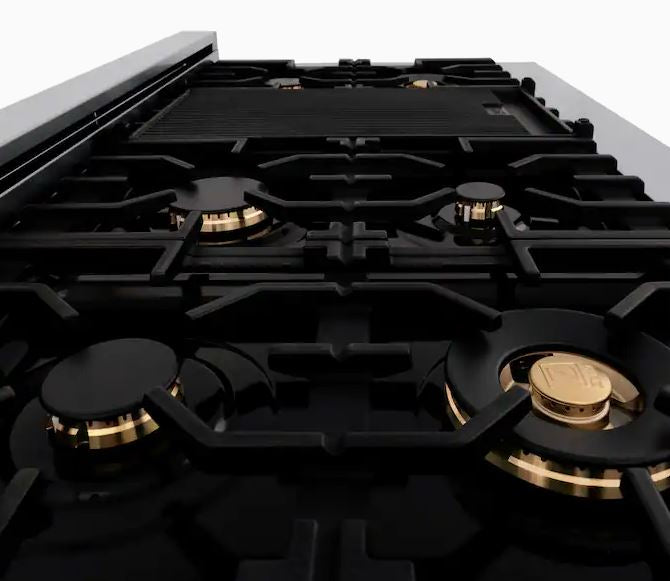 ZLINE Autograph Edition 48" 6.0 cu. ft. Dual Fuel Range with Gas Stove and Electric Oven in Stainless Steel with Accents