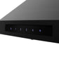 ZLINE Convertible Vent Wall Mount Range Hood in Black Stainless Steel with Crown Molding BSKBNCRN