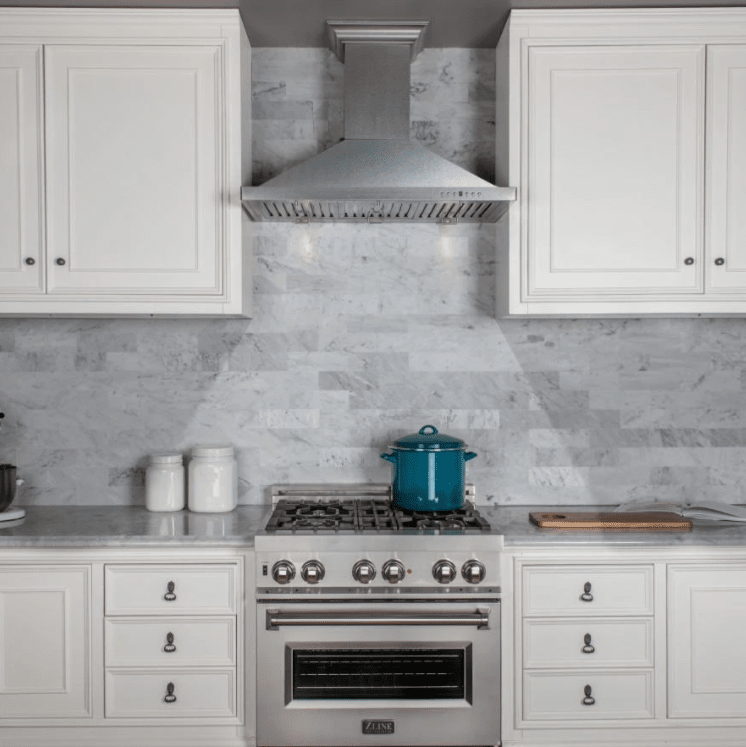 ZLINE Designer Series DuraSnow Stainless Steel Wall Mount Range Hood 