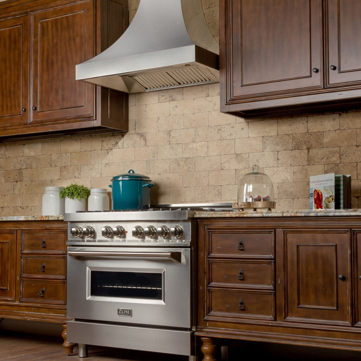 ZLINE Designer Series DuraSnow Stainless Steel Wall Range Hood