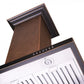 ZLINE Designer Series Hand Hammered Copper Island Mount Range Hood