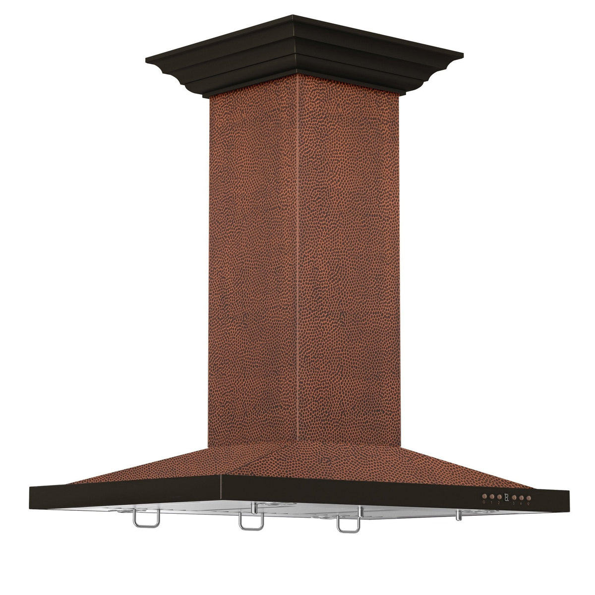 ZLINE Designer Series Hand Hammered Copper Island Mount Range Hood