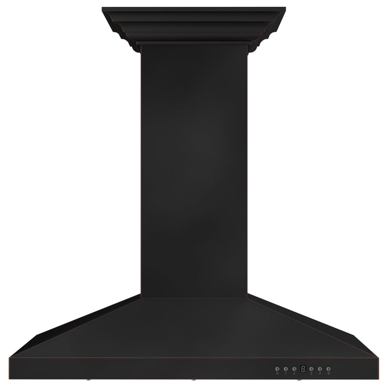 ZLINE Designer Series Oil-Rubbed Bronze Island Mount Range Hood