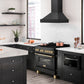 ZLINE Ducted Vent Black Stainless Steel Wall Mount Range Hood BS655N