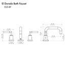 ZLINE El Dorado Bath Faucet with Color Options