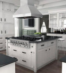 ZLINE Island Mount Range Hood in Stainless Steel