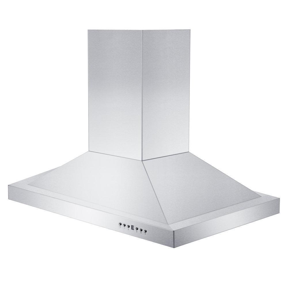 ZLINE Island Mount Range Hood in Stainless Steel
