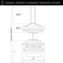 ZLINE Island Mount Range Hood in Stainless Steel & Glass