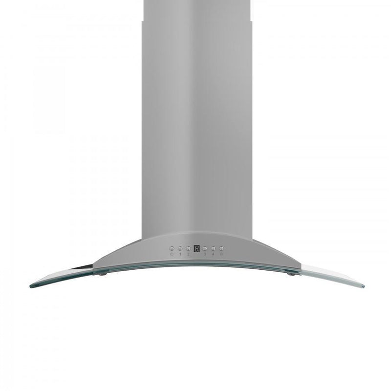 ZLINE Island Mount Range Hood in Stainless Steel & Glass