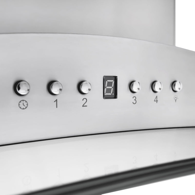 ZLINE Island Mount Range Hood in Stainless Steel & Glass