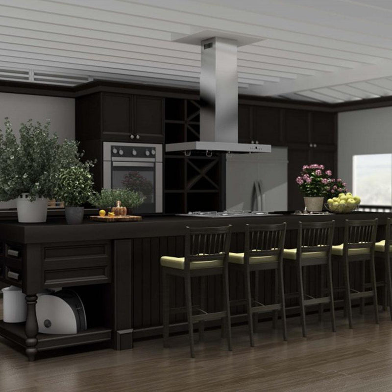 ZLINE Island Mount Range Hood in Stainless Steel - KE2i