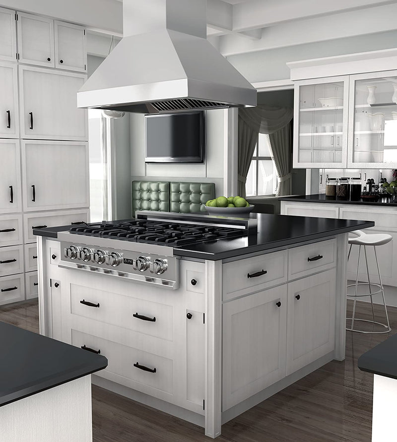 ZLINE Outdoor Island Mount Range Hood in Stainless Steel