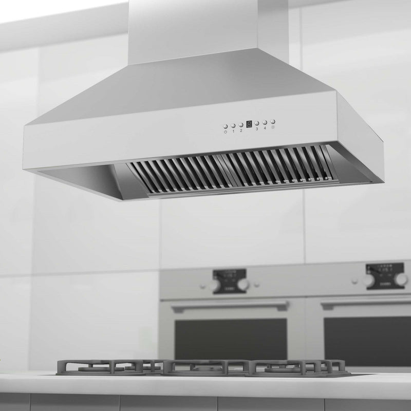 ZLINE Outdoor Island Mount Range Hood in Stainless Steel 
