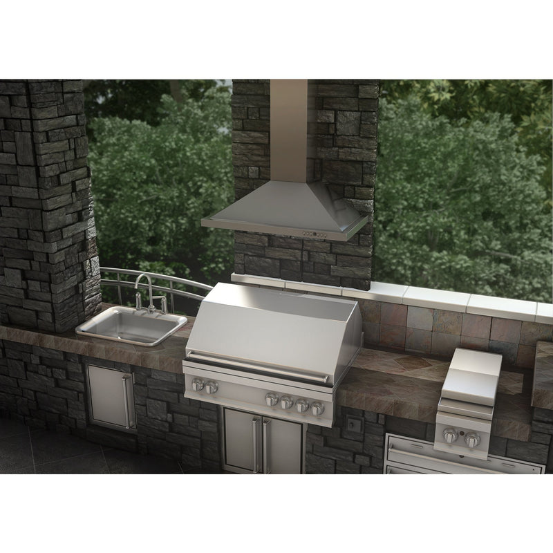 ZLINE Outdoor Wall Mount Range Hood in Stainless Steel