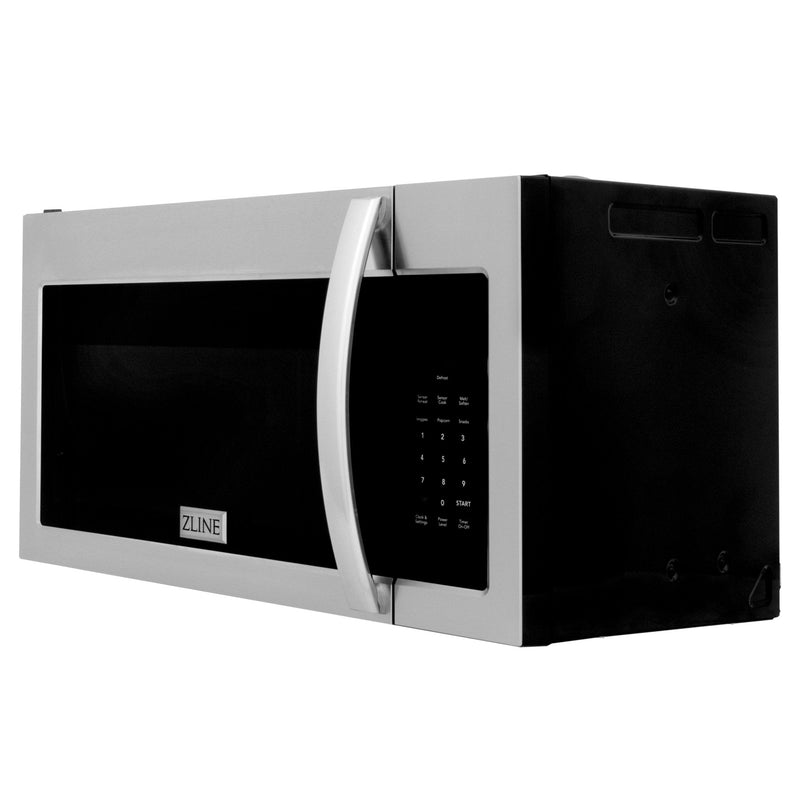 ZLINE Over the Range Convection Microwave Oven 30" in Stainless Steel with Modern Handle and Sensor Cooking MWO-OTR