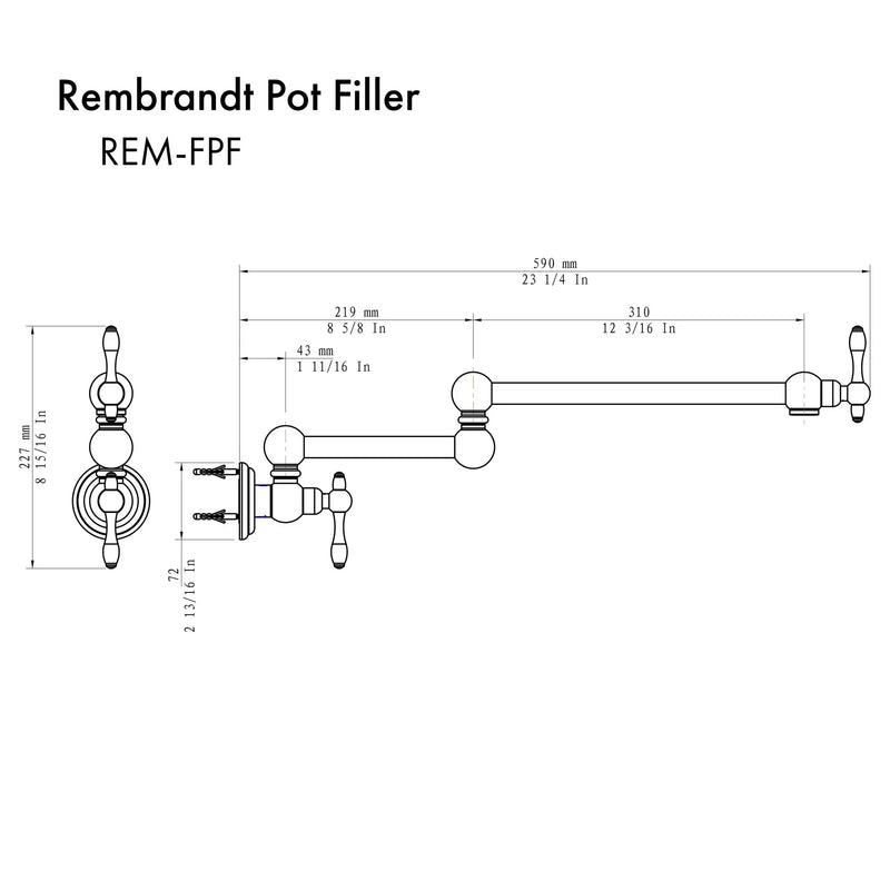 ZLINE Rembrandt Pot Filler