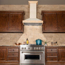 ZLINE Unfinished Wooden Wall Mount Range Hood - Includes Motor - KBUF