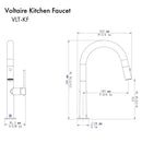 ZLINE Voltaire Kitchen Faucet with Color Options 