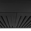 ZLINE Wall Mount Range Hood in Black Stainless Steel 