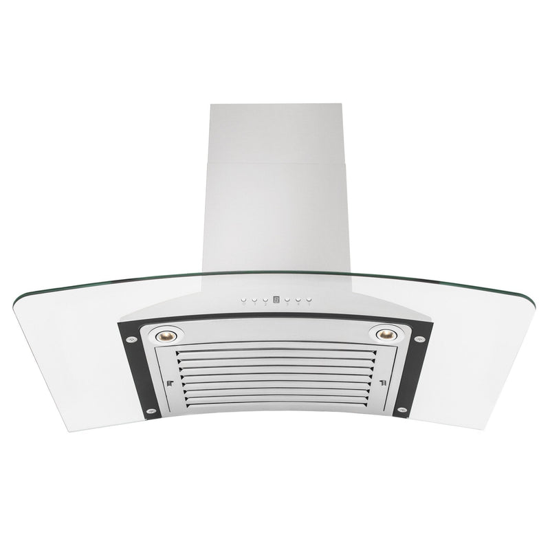 ZLINE Wall Mount Range Hood in Stainless Steel & Glass - KN