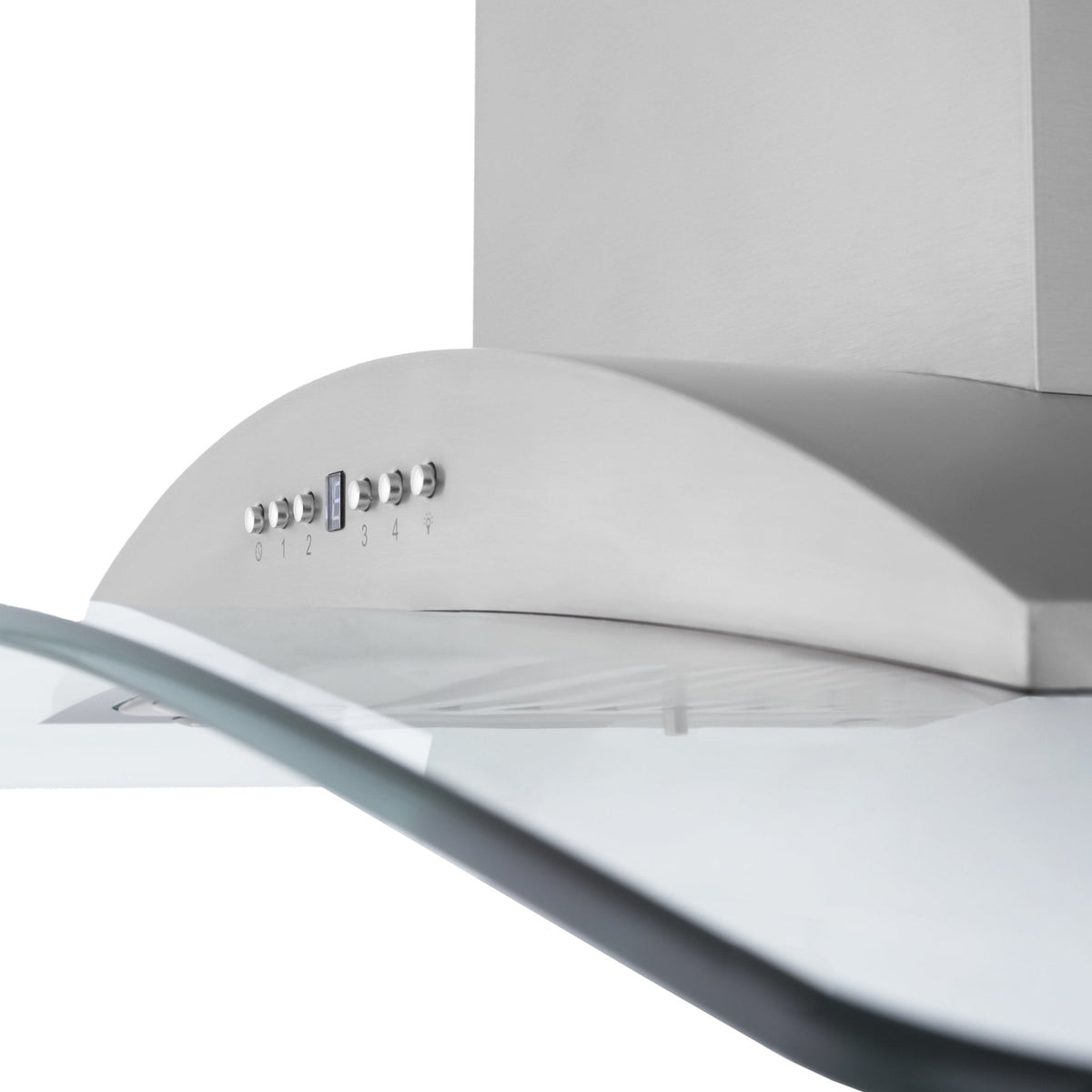 ZLINE Wall Mount Range Hood in Stainless Steel & Glass - KN