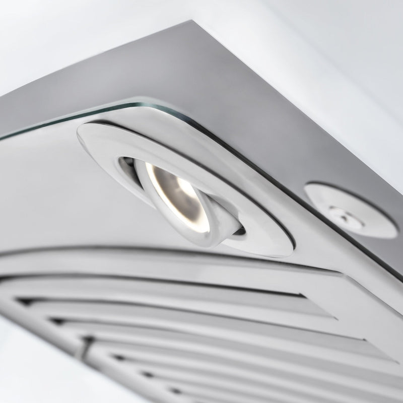 ZLINE Wall Mount Range Hood in Stainless Steel & Glass - KN