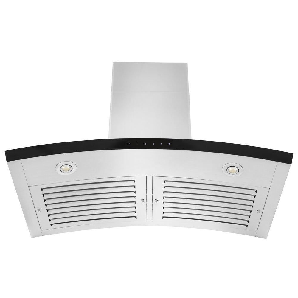 ZLINE Wall Mount Range Hood in Stainless Steel & Glass - KN6
