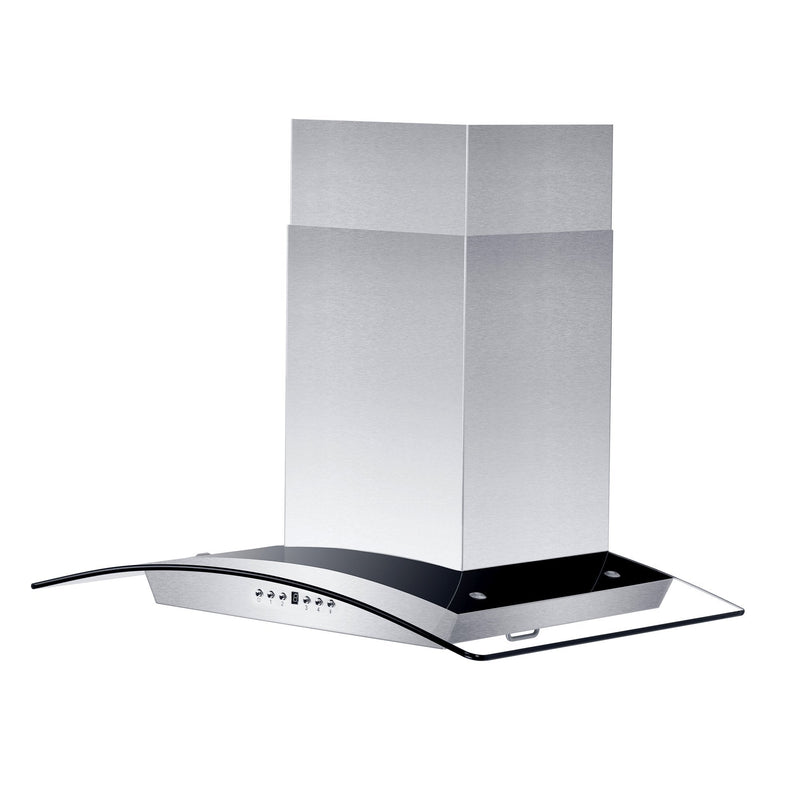 ZLINE Wall Mount Range Hood in Stainless Steel & Glass - KZ