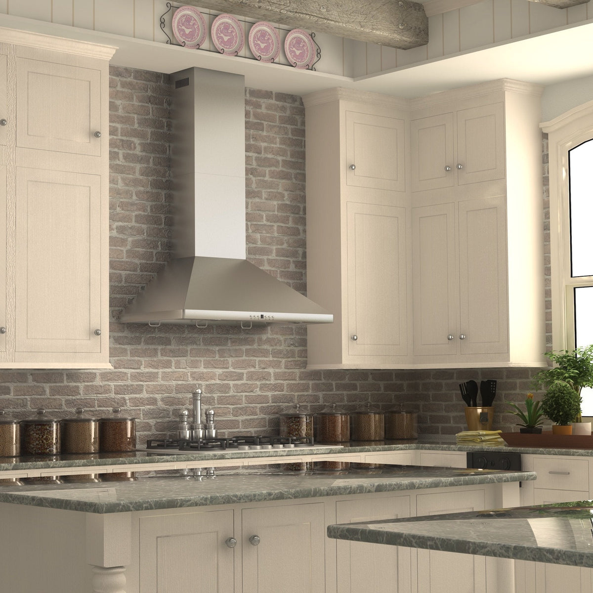 ZLINE Wall Mount Range Hood in Stainless Steel - KF1