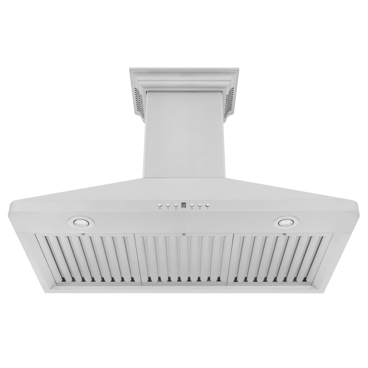 ZLINE Wall Mount Range Hood in Stainless Steel with Built-in CrownSound Bluetooth 