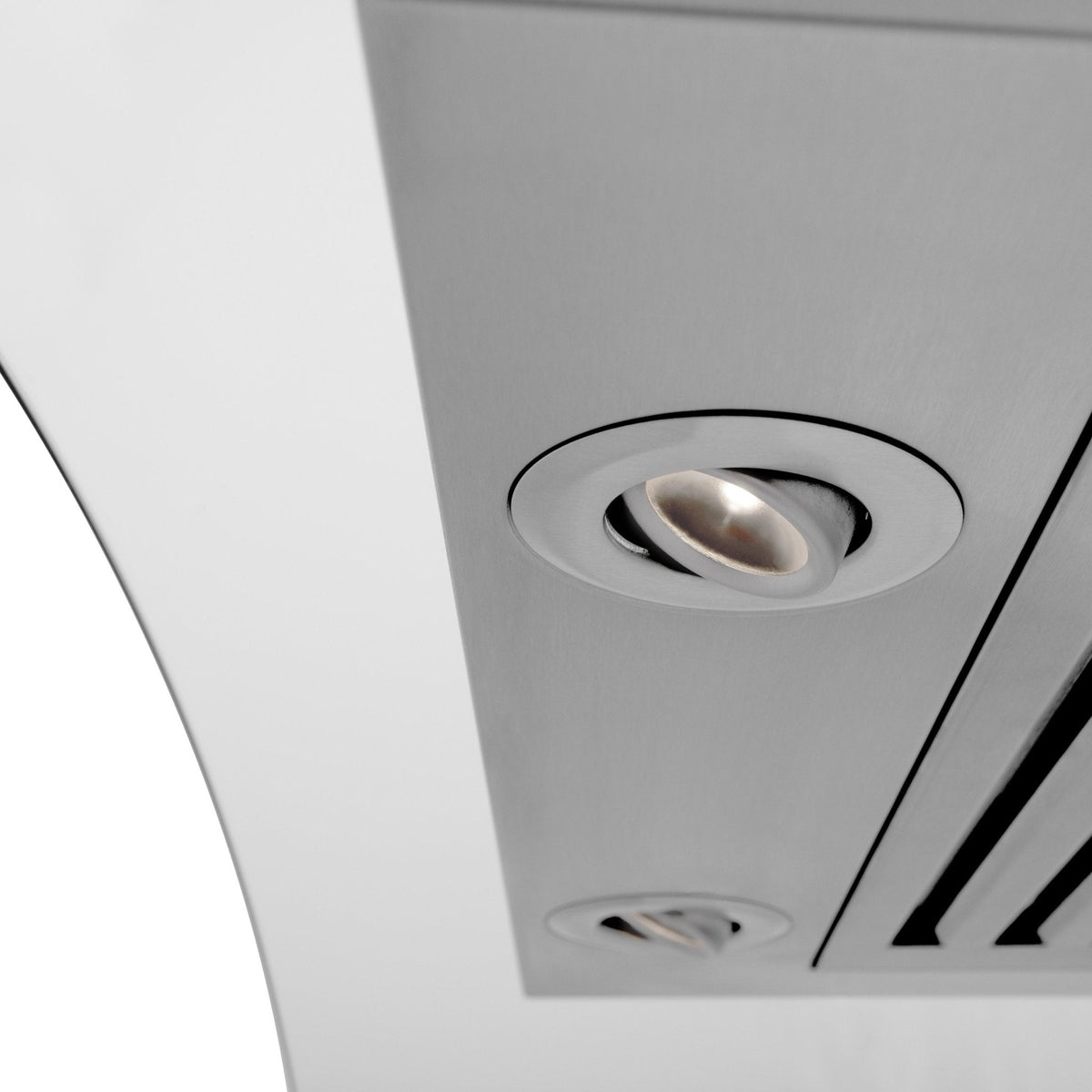 ZLINE Wall Mount Range Hood in Stainless Steel with Built-in CrownSound Bluetooth Speakers - KZCRN-BT