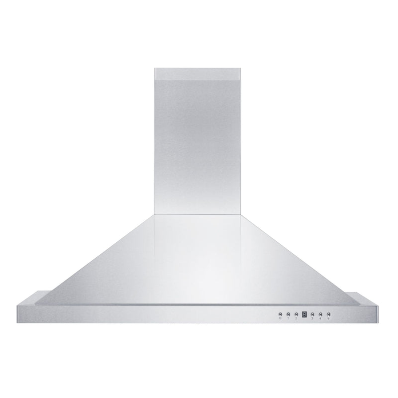 ZLINE Wall Mount Range Hood in Stainless Steel with Crown Molding