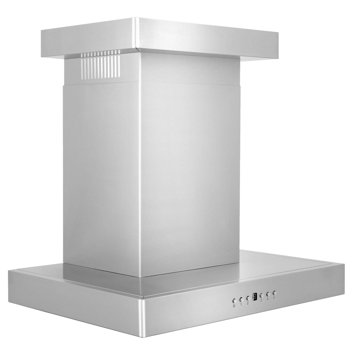 ZLINE Wall Mount Range Hood in Stainless Steel with Crown Molding - KECRN