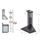 ZLINE Wall Mount Range Hood in Stainless Steel with Crown Molding - KL2CRN