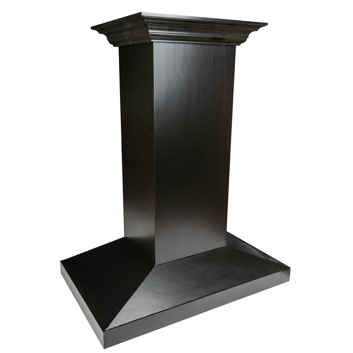 ZLINE Wooden Island Mount Range Hood in Black