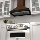ZLINE Wooden Wall Mount Range Hood in Antigua and Walnut