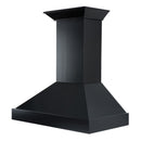 ZLINE Wooden Wall Mount Range Hood in Black - Includes Motor