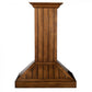 ZLINE Wooden Wall Mount Range Hood in Rustic Light Finish - Includes Motor 