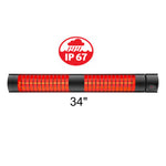 RADtec 34" Weatherproof Electric Patio Heater 30-TOR-INF-HT