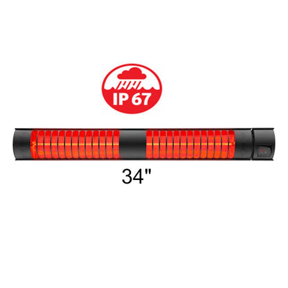 RADtec 34" Weatherproof Electric Patio Heater 30-TOR-INF-HT