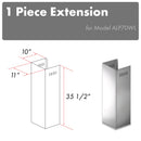 ZLINE 1-36 in. Chimney Extension for 9 ft. to 10 ft. Ceilings (1PCEXT-ALP70WL) - MyBBQDirect