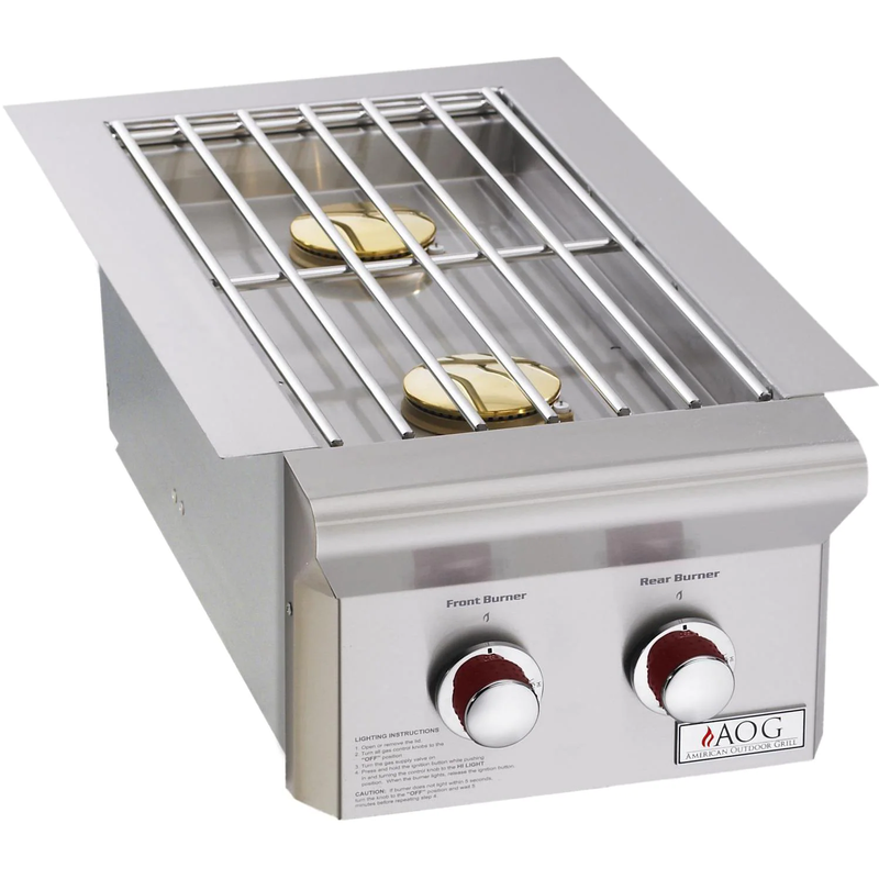 American Outdoor Grill T-Series Drop-In Natural Gas Double Side Burner