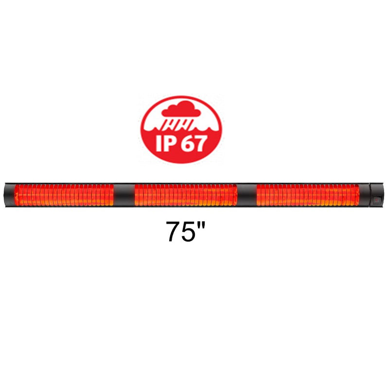 RADtec 75" Weatherproof Electric Patio Heater T6000/18R