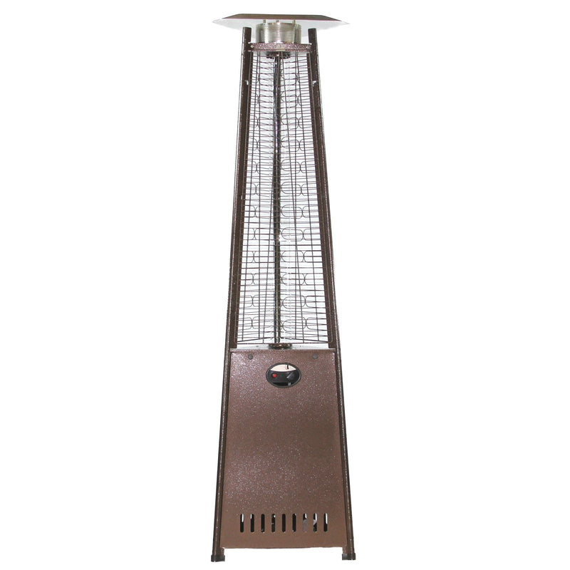 RADtec 93" Pyramid Flame Propane Patio Heater - Antique Bronze Finish