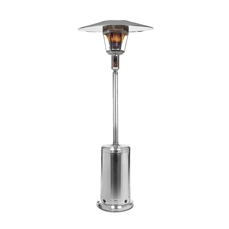 RADtec 96" Real Flame Propane Patio Heater - Stainless Steel Finish