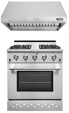 NXR 30 in. Natural Gas Range and Under Cabinet Range Hood Package, SC3055RHBD - MyBBQDirect