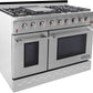NXR 48 in. 7.2 cu.ft. Pro-Style Natural Gas Range with Convection Oven in Stainless Steel, SC4811 - MyBBQDirect