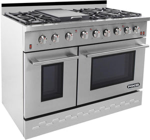 NXR 48 in. 7.2 cu.ft. Pro-Style Natural Gas Range with Convection Oven in Stainless Steel, SC4811 - MyBBQDirect