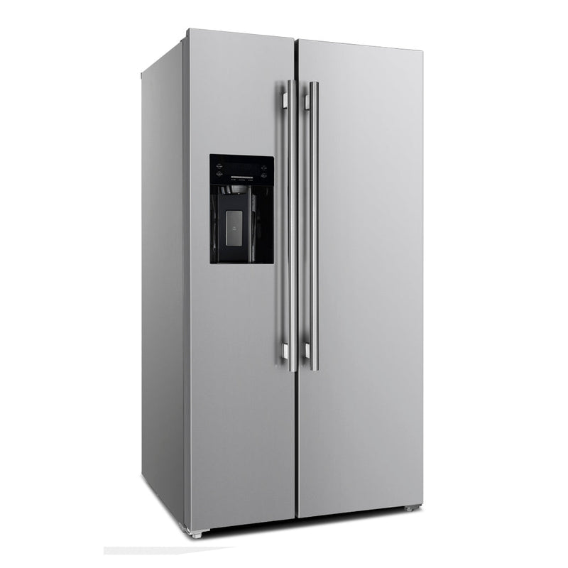 FORNO Salerno 36" Side by Side built-in Refrigerator 20.0 cu.ft in Stainless Steel - FFRBI1844-36SB