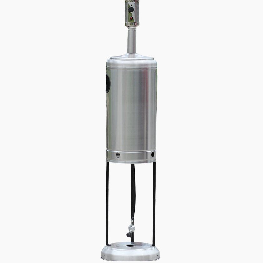 RADtec 96" Real Flame Natural Gas Patio Heater Stainless Steel Finish